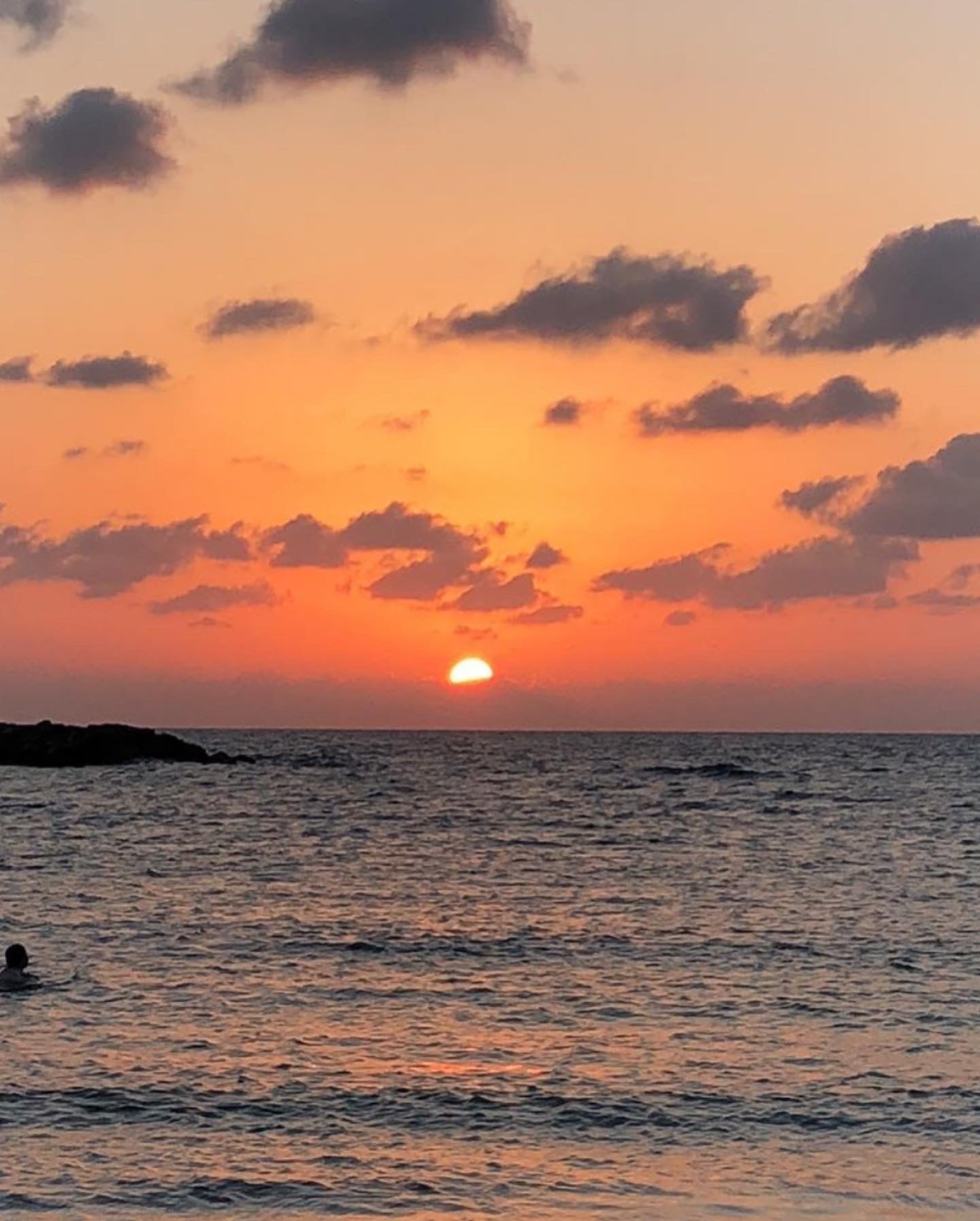 Biarritz sunset - Tirage photo