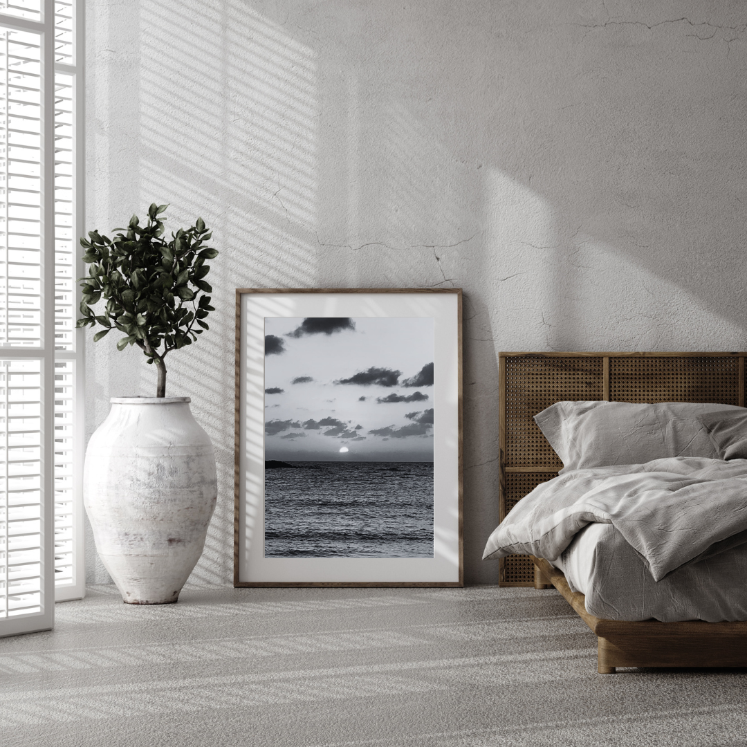 Biarritz sunset - Tirage photo